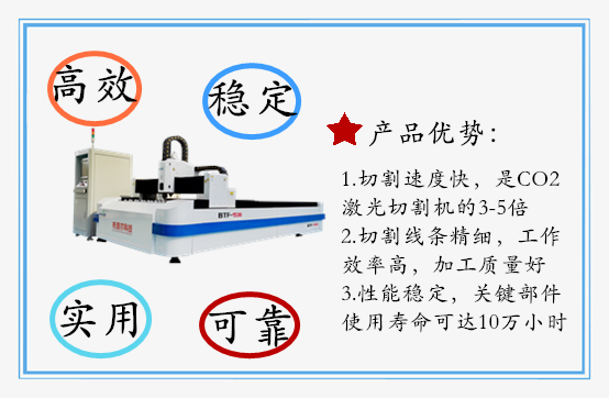 光纖激光切割機產(chǎn)品優(yōu)勢特點